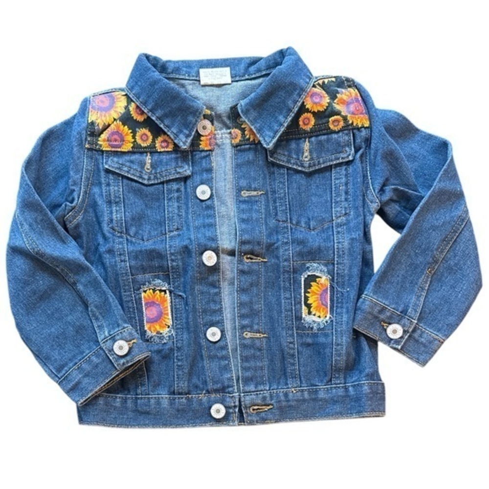 4T Sunflower Denim Jean Jacket